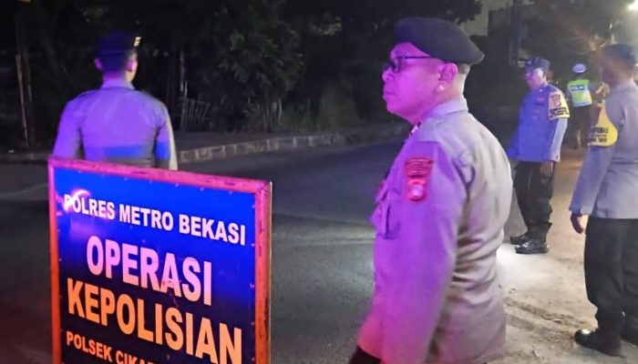 Jaga Keamanan Dan Kondusifitas Wilayah Jajaran Polsek Cikarang Timur Terus Gencarkan Operasi Kejahatan Jalanan (OKJ)