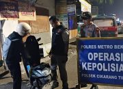 Wakapolsek Cikarang Timur Terjun Langsung Pimpin Operasi Kejahatan Jalanan Guna Ciptakan Rasa Aman