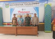 Danramil 0801/04 Tegalombo Hadiri Rapat Mini Lokakarya Lintas Sektoral
