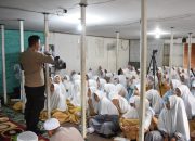 Jasa Raharja Kalsel dan Polsek Beruntung Baru Gelar Sosialisasi Keselamatan Berlalu Lintas di Ponpes Takhashush Diniyah