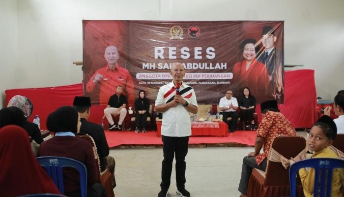 Reses PDIP di Kecamatan Manding, Said Abdullah Wujudkan Aspirasi Air Bersih Warga Desa Giring