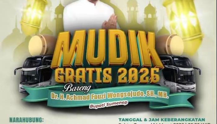 Sentuhan Kepedulian Bupati Fauzi, Mudik Gratis Sumenep Kembali Hadir Sambut Idulfitri 1447 H