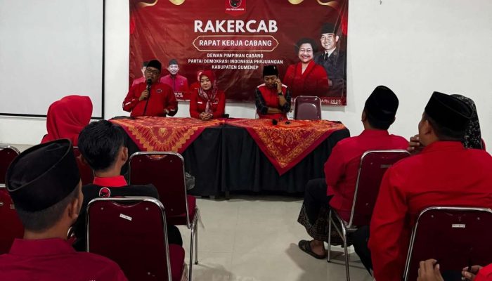 RAKERCAB PDIP Sumenep Berlangsung, Fokus Perkuat Strategi Kerja Untuk Masyarakat