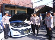 Dukung Ops Ketupat Semeru 2026, Polres Ngawi Laksanakan Pengecekan Kendaraan Dinas