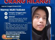 POLRES SUMENEP, INFORMASI ORANG HILANG: NUR FAIDAH