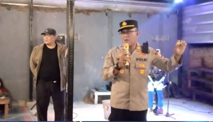 Gercep Tindaklanjuti Dumas, Polsek Kedungwaringin Geledah Warung Angkringan Terkait Pesta Miras dan Obat Keras