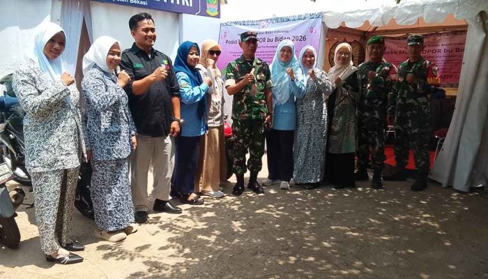 Kasdim 0509/Kabupaten Bekasi Tinjau Kesiapan Posko Mudik di Terminal Cikarang Kalijaya Cikarang Utara.