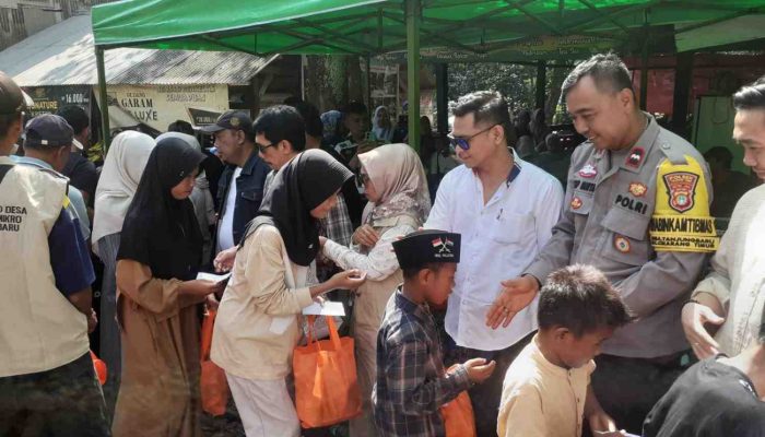 Mempererat Silaturahmi, Pemdes Tanjungbaru Gelar Halal Bihalal dan Santunan 217 Anak Yatim di lokawisata Loji karawang