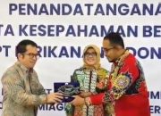 Dorong Sektor Perikanan, Bupati Fauzi Teken MoU ke-4 Bersama PT Perikanan Indonesia