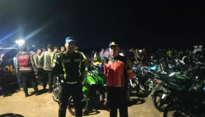 Razia di Jalur Bandara Trunojoyo, Polres Sumenep Amankan 48 Motor Balap Liar