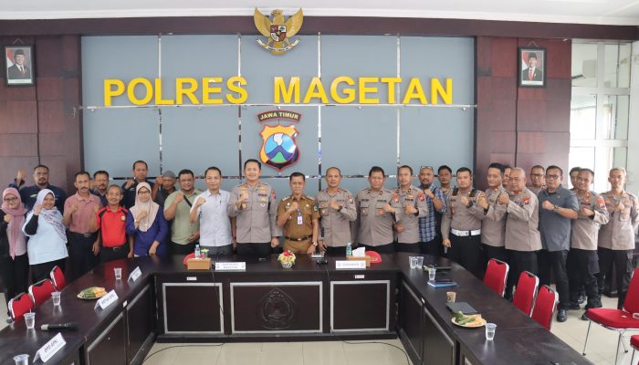 Sinergi Jaga Kondusivitas Mayday 2026, Polres Magetan Gelar Rakor Lintas Sektoral