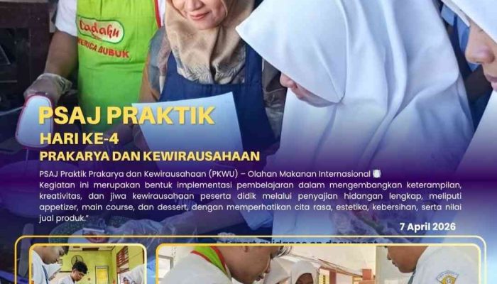 SMAN 2 Sumenep Gelar PSAJ, Siswa Sajikan Menu Internasional Lengkap