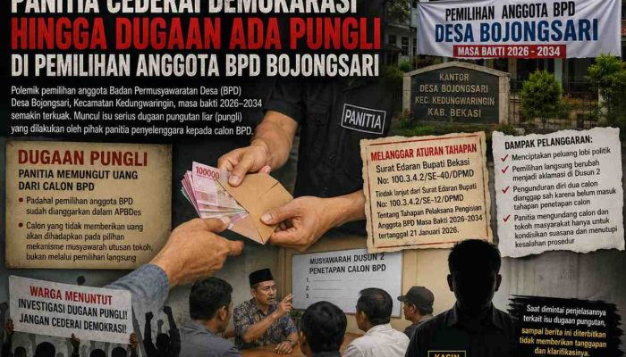 Panitia Cederai Demokarasi Hingga Dugaan Ada Pungli Di Pemilihan Anggota BPD Bojongsari.