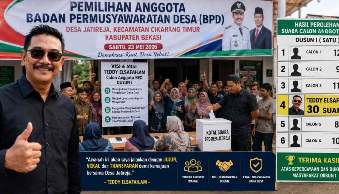 Kejutan di Dusun I Jatireja! Pendatang Baru Teddy Elsafah Raih 30 Suara, Ungguli 5 Kandidat Lain