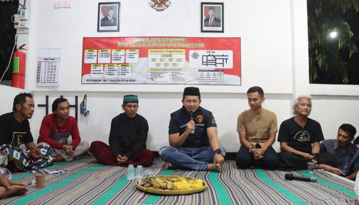 Kapolres Magetan Ajak Warga Aktif Jaga Lingkungan Lewat Sat Kamling
