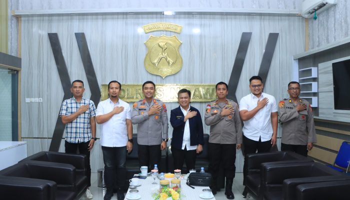 Perkuat Sinergitas, Kapolres Ngawi Terima Silaturahmi Kepala Kantor Pertanahan Kabupaten setempat