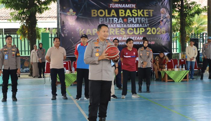 Semarak Hari Bhayangkara ke-80, Turnamen Basket Kapolres Cup 2026 Magetan Penuh Sportivitas