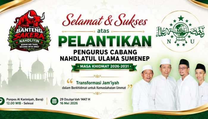 Banteng Sakera Nahdliyin Sambut Pelantikan PCNU Sumenep Dengan Semangat Persatuan