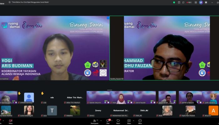 Ruang Damai Gelar Bincang Damai Bahas Dampak dan Bijak Bermedia Sosial