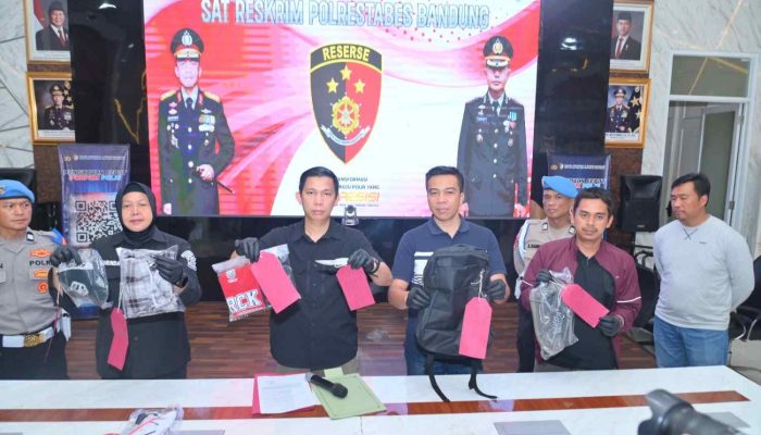 Polrestabes Bandung Ungkap Kasus Curanmor dengan Kekerasan di Astanaanyar, 2 Tersangka Diamankan