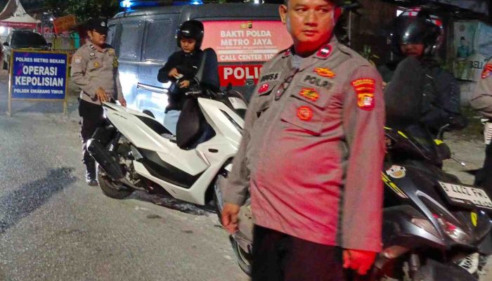 Sasar Titik Rawan, Polsek Cikarang Timur Intensifkan Operasi Kejahatan Jalanan