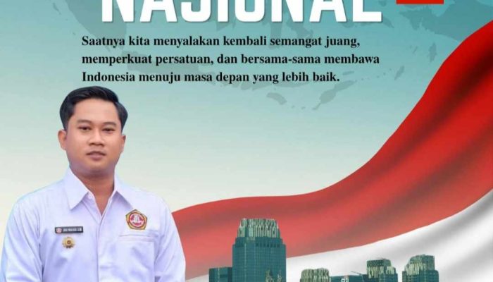 Kobarkan Semangat HARKITNAS Ketua Karang Taruna Desa Jatireja Ajak Pemuda Perkuat Persatuan Menuju Indonesia Maju.