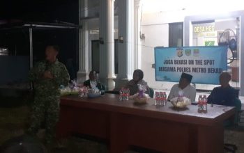 Sinergi TNI-Polri, Dandim 0509/Kabupaten Bekasi Hadiri ‘Ngopi Kamtibmas Jaga Bekasi On The Spot’ Bersama Jajaran Polres Metro Bekasi.