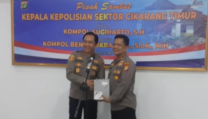 “Sinergi Tak Akan Putus” – Kompol Sugiharto Pamit, Kompol Benny Lukbar Tegaskan Komitmen Jaga Keamanan Cikarang Timur