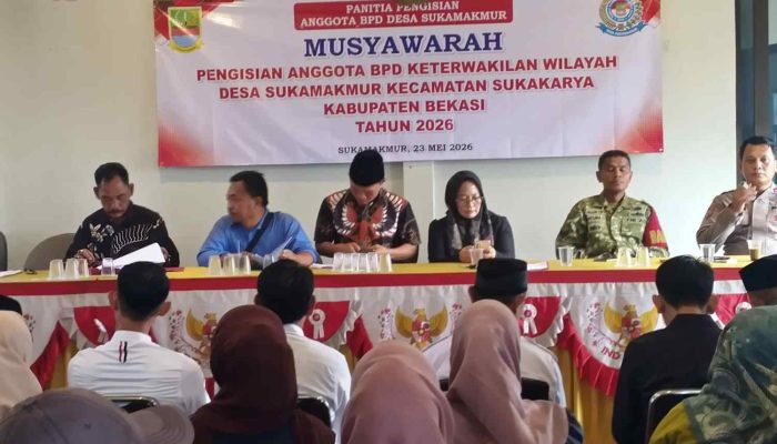 Musyawarah Pengisian Anggota BPD Desa Sukamakmur Periode 2026 – 2034 Berlangsung Kondusif.