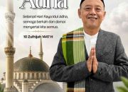 Kades Jatireja Ajak Warga Jadikan Idul Adha Momentum Emas Ketakwaan Pererat Persaudaraan, dan Berbagi Kepada Sesama.