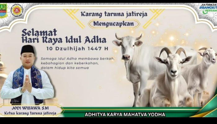 Momen Idul Adha 1447 H, Ketua Karang Taruna Desa Jatireja Ajak Pemuda Tebar Kebaikan dan Keberkahan