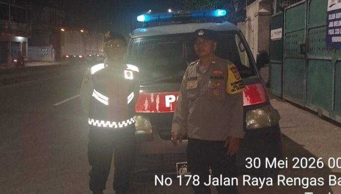 Polsek Cikarang Timur Intensifkan Patroli Biru Antisipasi Gangguan Kamtibmas
