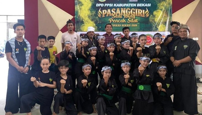 Lestarikan Budaya Sunda, Padepokan Saung Luhur Sunda ( SLS) Desa Jatireja Unjuk Gigi di Pasanggiri PORKAB Bekasi 2026.