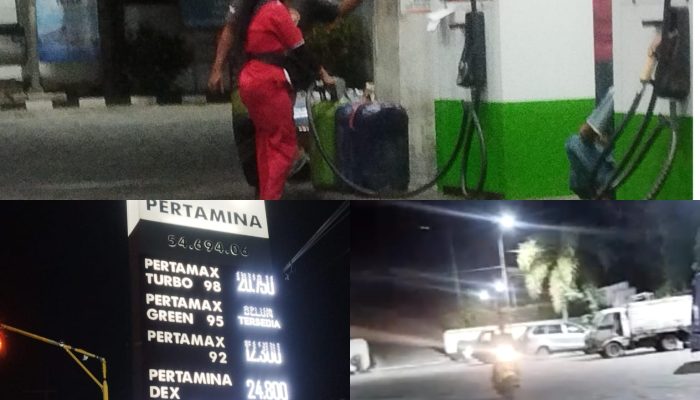 Dugaan Penyelewengan BBM Bersubsidi di SPBU Pakandangan Bluto Adanya Pengisian Jerigen Skala Besar