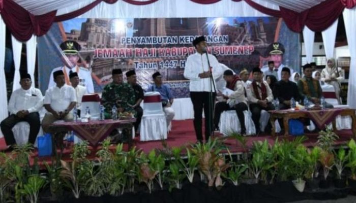 Achmad Fauzi Wongsojudo Menyambutan Jamaah Haji Kloter 77 Sumenep: Penuh Syukur
