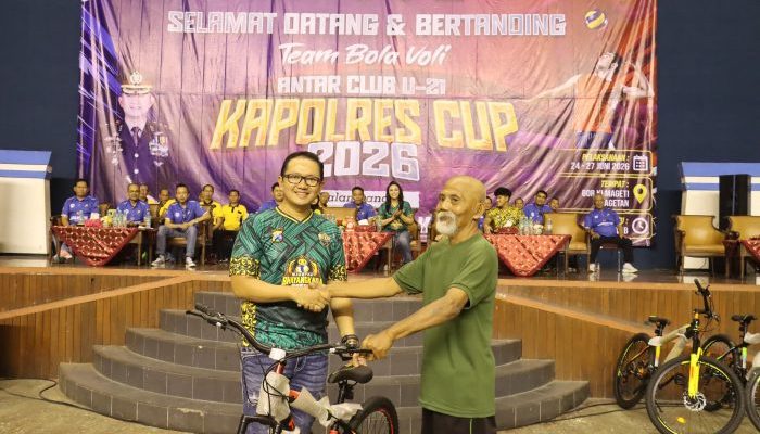 Hari Bhayangkara ke-80 Makin Semarak, Kapolres Magetan Buka Turnamen Bola Voli Kapolres cup 2026
