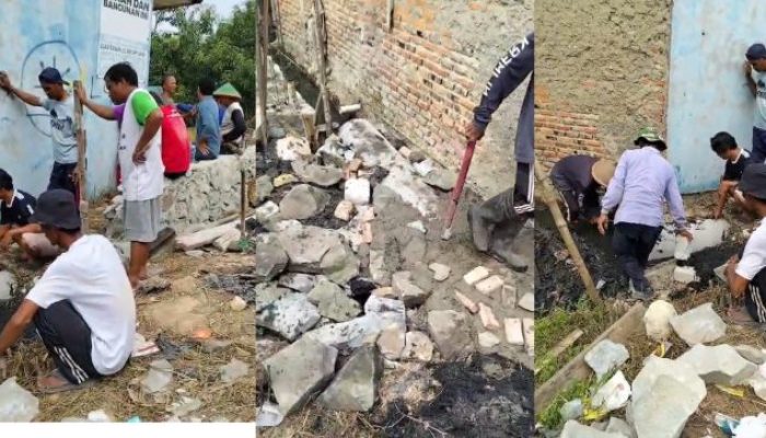Turun Langsung ke Lapangan, Kades Tanjungbaru Dudu Sumbali dan Pemuda Sasak Panjang Bahu-Membahu Bangun Akses Jalan Baru.