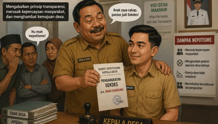 Pemuda Desa Karangbaru Kritisi 14 Tahun Kepemimpinan, Rapor MERAH Komarudin Ambarawa HN Sebagai Kades.