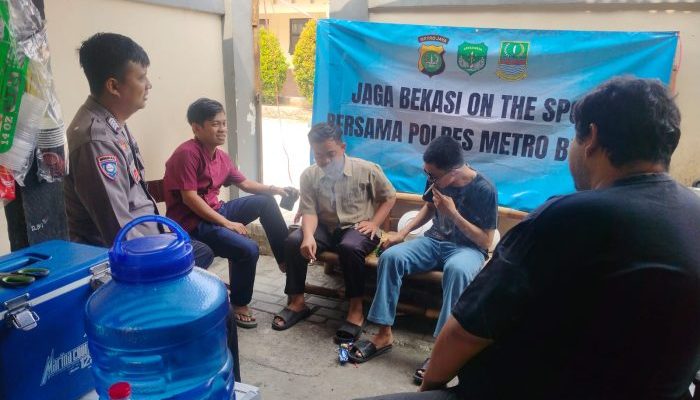Polsek Cikarang Timur Gelar ‘Jaga Bekasi On The Spot’ di Sertajaya, Perkuat Sinergi Kamtibmas