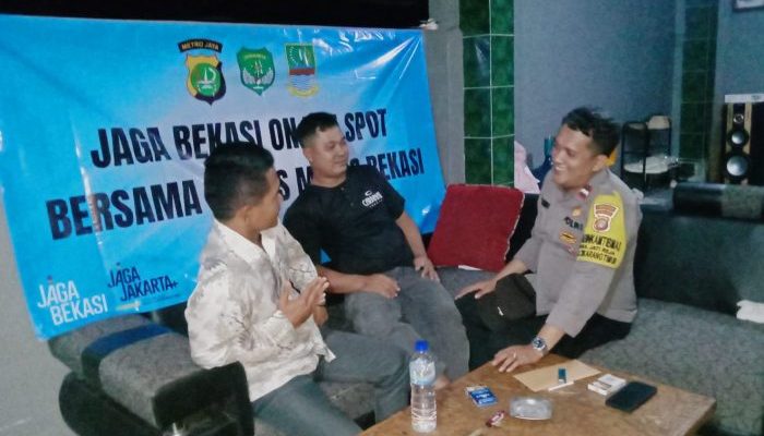 Antisipasi Gangguan Kamtibmas, Polsek Cikarang Timur Gelar ‘Jaga Bekasi On The Spot’ di Jatireja