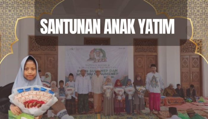 LAZISNU MWCNU Rubaru, Salurkan Buket Santunan Anak Yatim di Acara BM PCNU Sumenep
