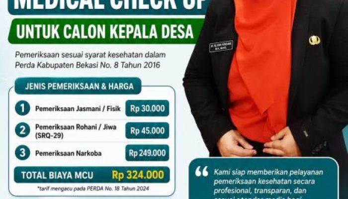 Dari Jasmani ke Rohani: RSUD Cabangbungin Siapkan 3 Pilar MCU Demi Pemimpin Desa yang Sehat & Amanah