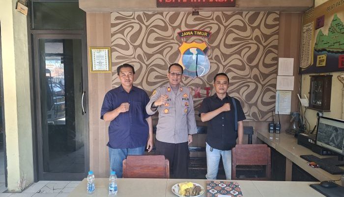 Memperingati Hari Bhayangkara Yang Ke 80 Kapolsek Bluto Perkuat Sinergi Dengan Insan Pers