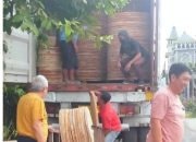 Peluncuran Eksport Cabel Drum oleh PT Arfindo Raya Group Trenggalek Kenegara Taiwan Berhasil Dengan Sukses