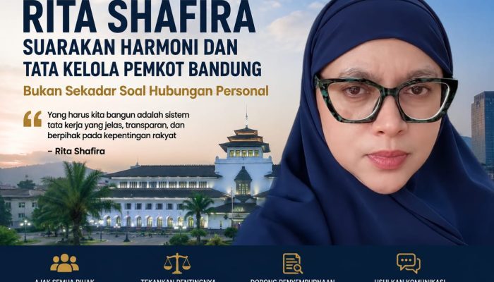 Rita Shafira Soroti Pentingnya Harmoni Tata Kelola Pemkot Bandung, Bukan Sekadar Hubungan Personal