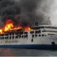KMP Mutiara Santosa 2 Terbakar di Perairan Sumenep, Ratusan Penumpang Dievakuasi