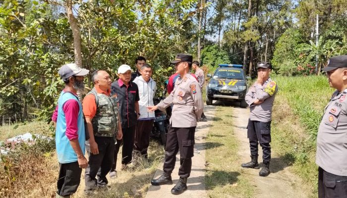 Dukung Swasembada Bawang Putih Nasional, Polres Magetan Dampingi Gapoktan Plaosan Perluas Penanaman