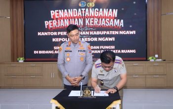 Polres Ngawi dan Kantor Pertanahan Perkuat Sinergi, Wujudkan Kepastian Hukum di Bidang Pertanahan