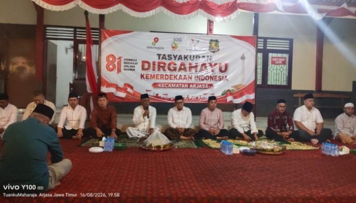 Malam Tasyakuran HUT ke-81 RI Digelar di Arjasa, Camat Subiyakto: Kangean Romana Keta