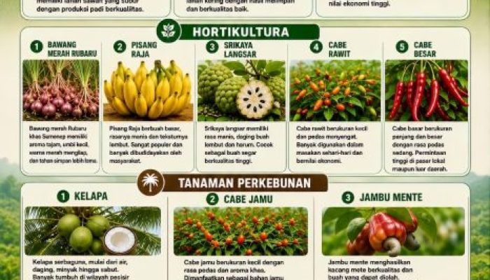 Ternyata Sumenep Tak Hanya Dikenal Tembakau, Beragam Komoditas Pertanian dan Peternakan Pun Melimpah